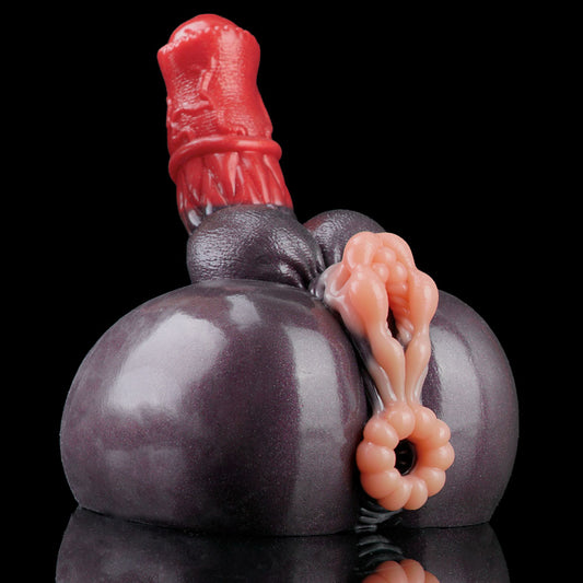 Poupée sexuelle à double action Big Horse Dildo Pussy Torse - Sexe animal réaliste pour hommes et femmes