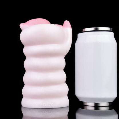 Jouet sexuel de chatte de poche en silicone fantaisie pour hommes - Big Sprial Soft Double Vaginal Penis Massasger