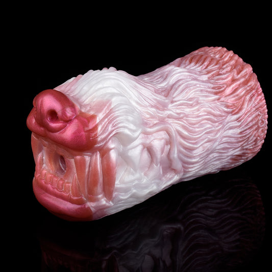 Dog Vagina Pocket Pussy Male Masturbator - Double Channel Silicone Mens Penis Sex Toys