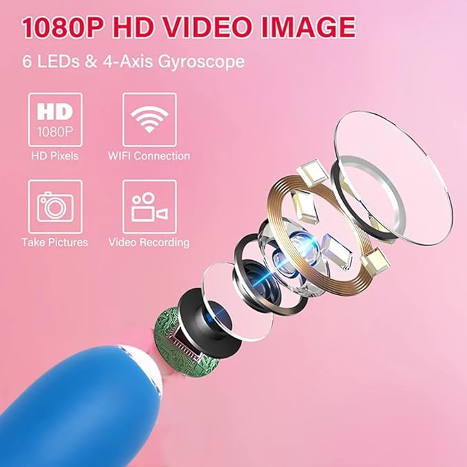 APP Control Endoscope Vibrator - Domlust Endoscopic Female Sex Toys fo APP Control Endoscope Vibrator - Domlust Endoscopic Female Sex Toys fo