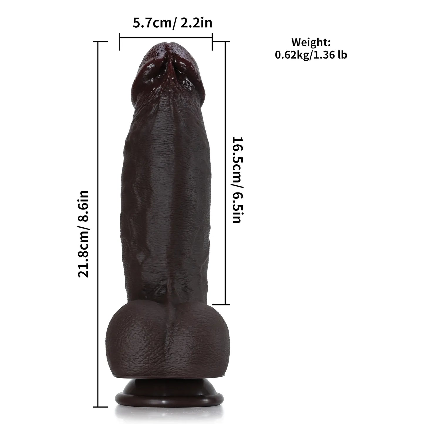 Remote Control Black Dildo Butt Plug - Thrusting Women Masturbating Anal Play