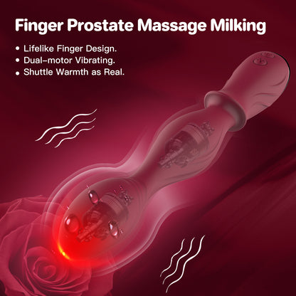 Prostate Massage Finger Vibrator - Vibrating Anal Plug Female Sex Toys