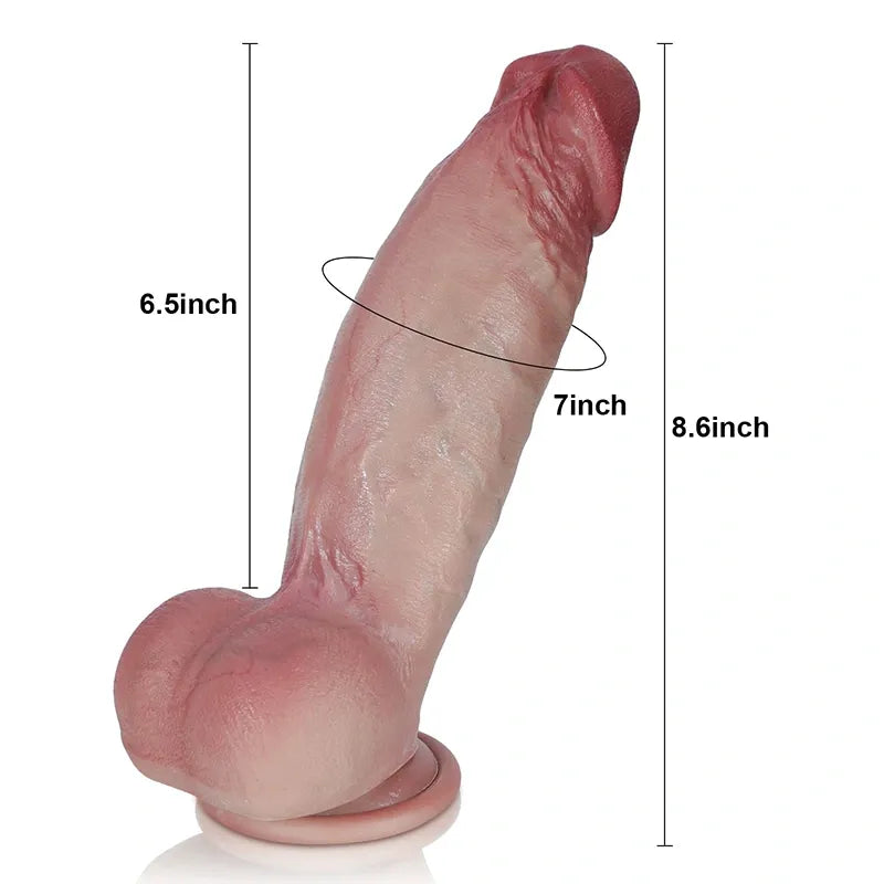Bare Skin Realistic Dildo Prostate Massager - Flesh Analdildo Sex Toys for Women Masturbation