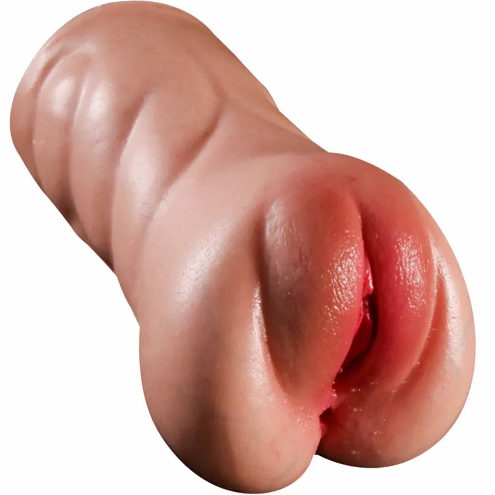 Masturbateur masculin réaliste en forme de faux vagin – Taille réelle, chatte de poche, coupe de fellation pour homme