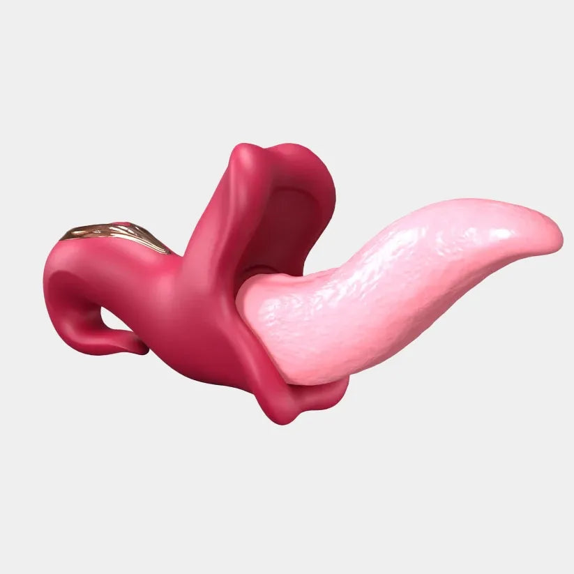Realistic Tongue Vibrator Sex Toys for Women - Handy Vibrating Dildo G-spot Female Masturbator