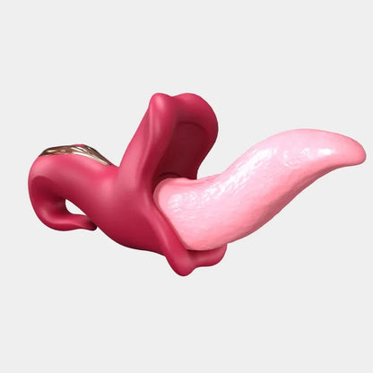 Realistic Tongue Vibrator Sex Toys for Women - Handy Vibrating Dildo G-spot Female Masturbator