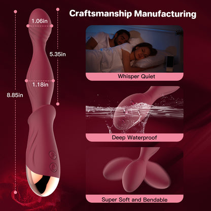 Prostate Massage Finger Vibrator - Vibrating Anal Plug Female Sex Toys