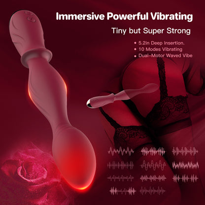 Prostate Massage Finger Vibrator - Vibrating Anal Plug Female Sex Toys