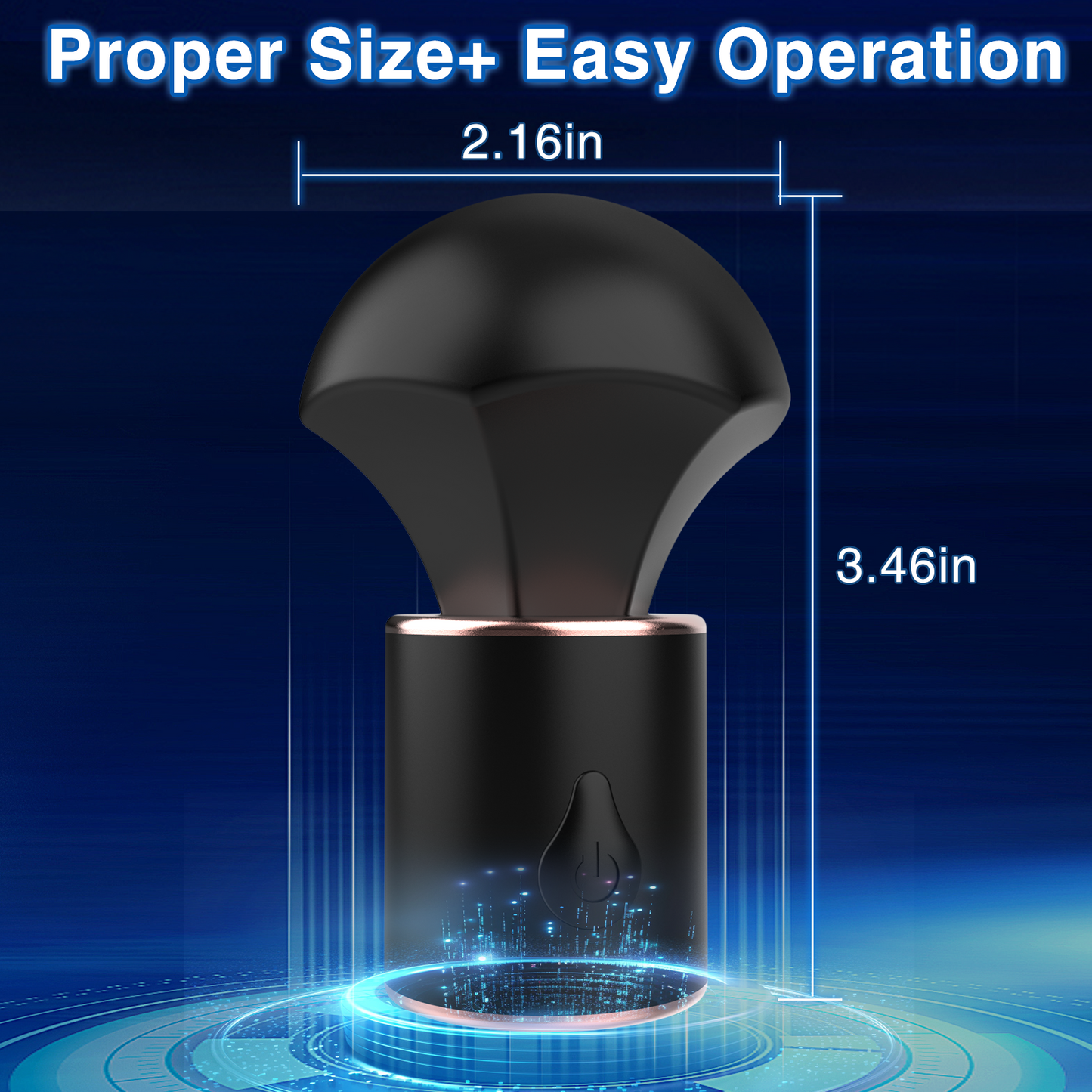 E-stim Magic Wand Vibrator - Pocket Clitoral Nipple Stimulator Sex Toys for Women Men