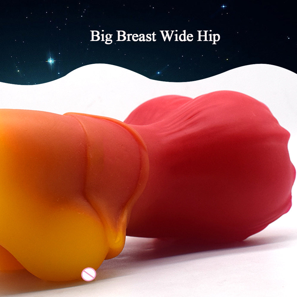 Lifelike Pocket Pussy Masturbation Cup - Fantasy Silicone Penis Massager Sex Toy for Men