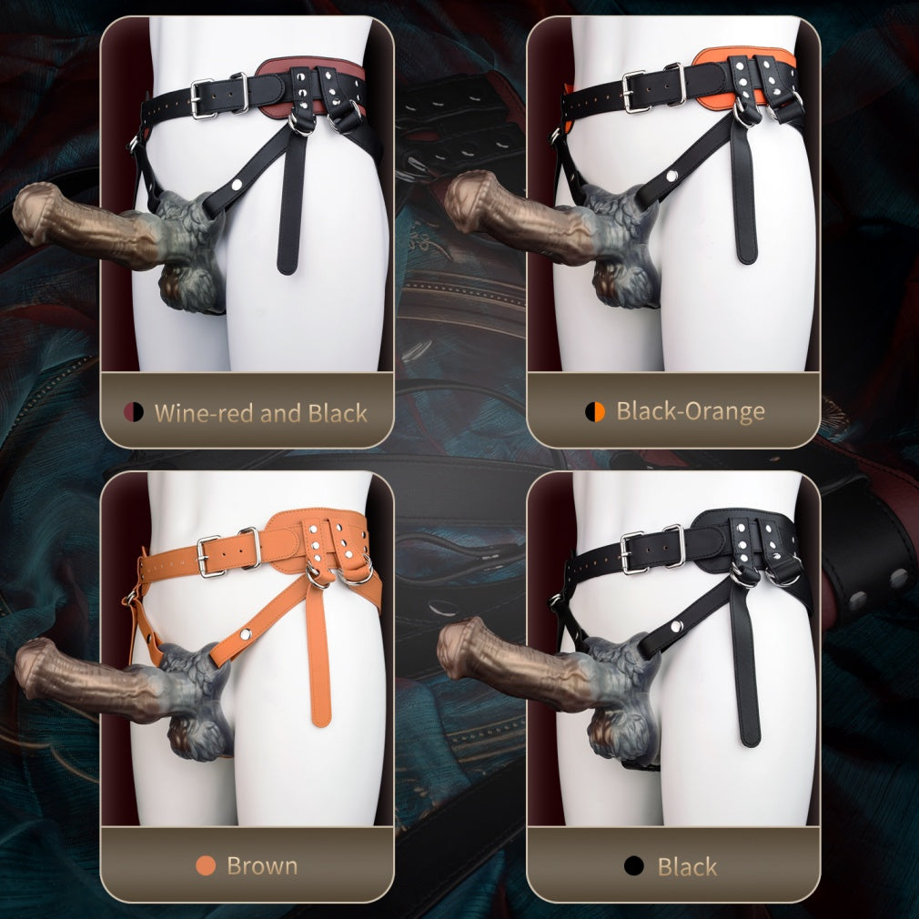 Fantasy Horse Knot Silicone Penis Sleeve & Cock Extender - Wearable Strap-On Dildo for Men with Erectile Challenges