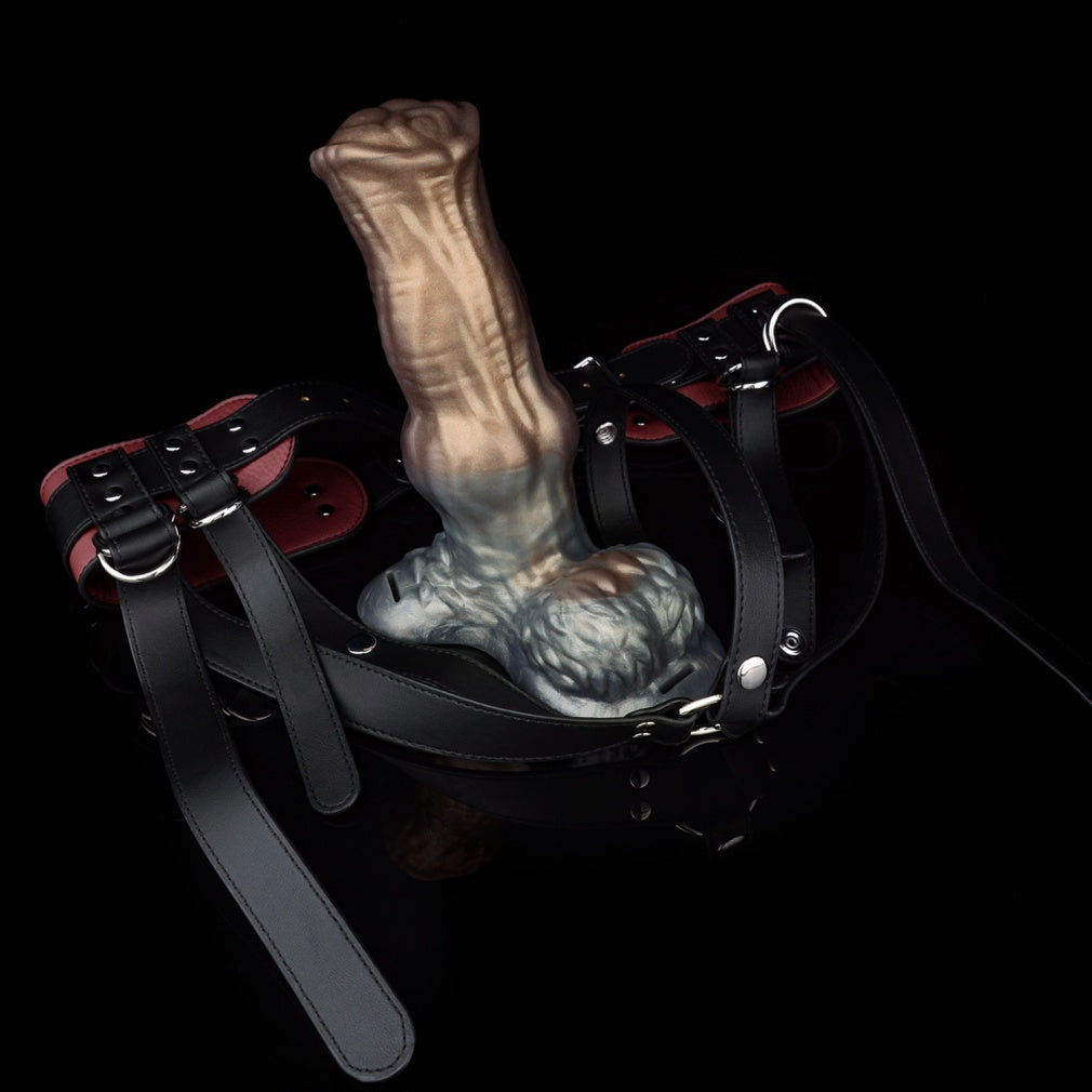 Fantasy Horse Knot Silicone Penis Sleeve & Cock Extender - Wearable Strap-On Dildo for Men with Erectile Challenges