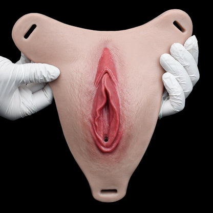 Femboy tragbare Fake-Vagina Pussy Hose – Realistische Silikon-Kunstvagina mit Urinierrille