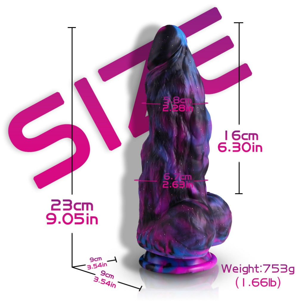 Fantasy Big Dragon Dildo with Suction Cup – Giant Alien Textured Stroker for Expansion & G-Spot Orgasms