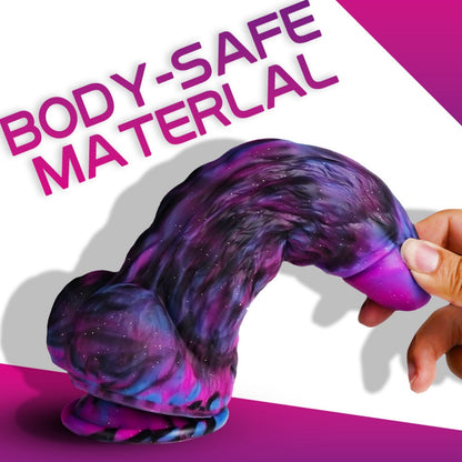 Fantasy Big Dragon Dildo with Suction Cup – Giant Alien Textured Stroker for Expansion & G-Spot Orgasms
