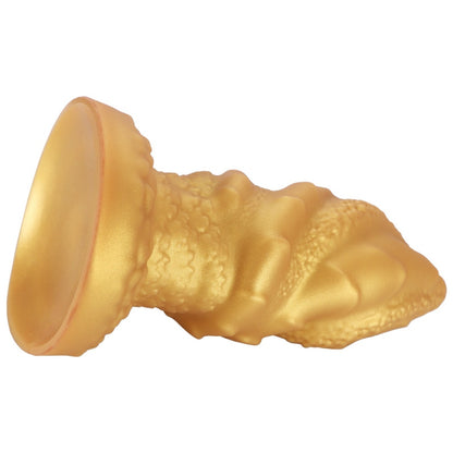 Godemiché en silicone doré Fantasy Fist – Jouets sexuels pour femmes, conçus pour l'expansion anale et le massage orgasmique.