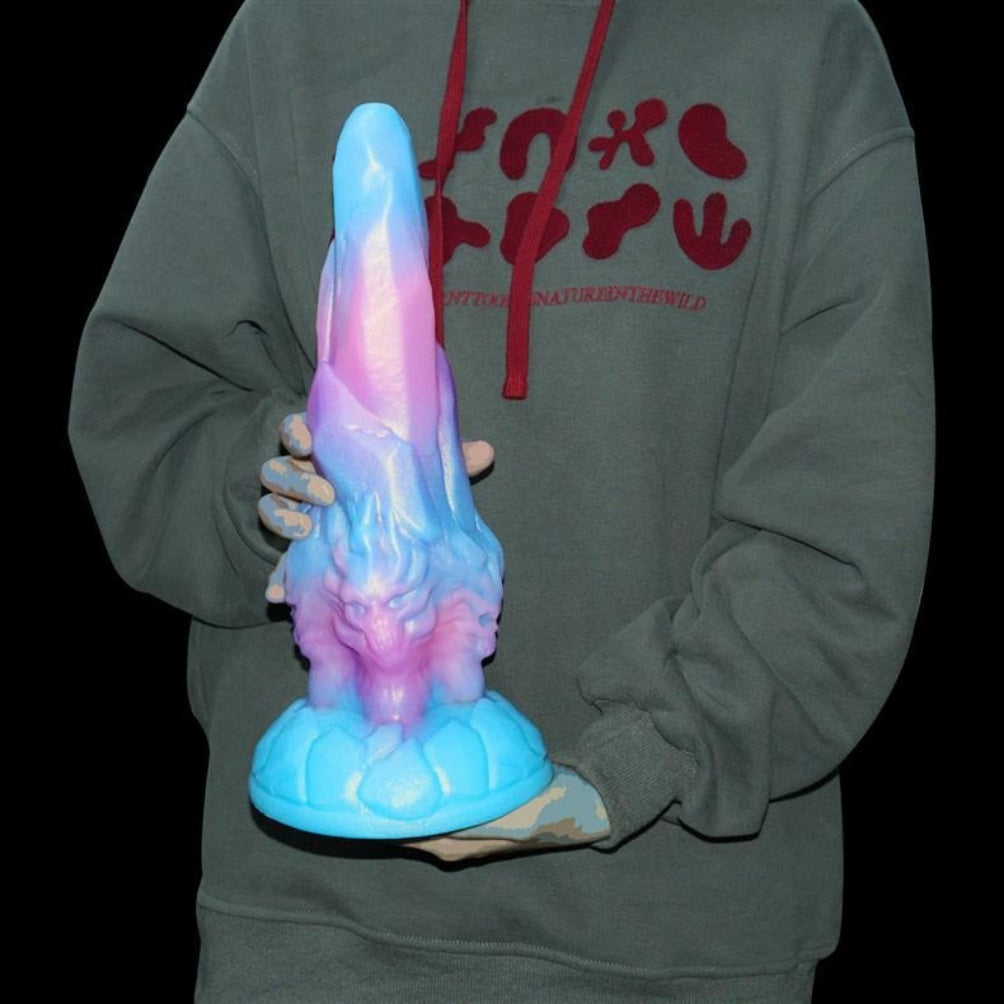 Fantasy Silicone Dildo for Vaginal Masturbation – Monster Style Insertable Sex Toy for Women