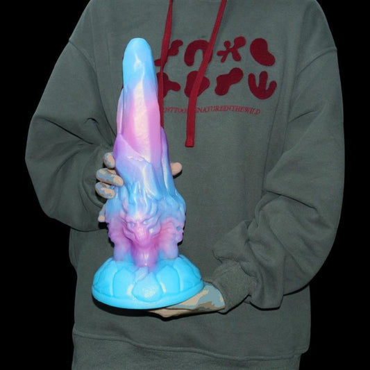 Fantasy Silicone Dildo for Vaginal Masturbation – Monster Style Insertable Sex Toy for Women