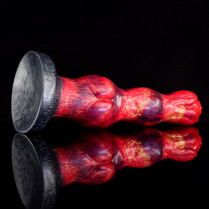 Godemiché en silicone Inferno Dragon à nœud – Créature fantastique pour stimuler le point G et vivre des fantasmes sexuels intenses