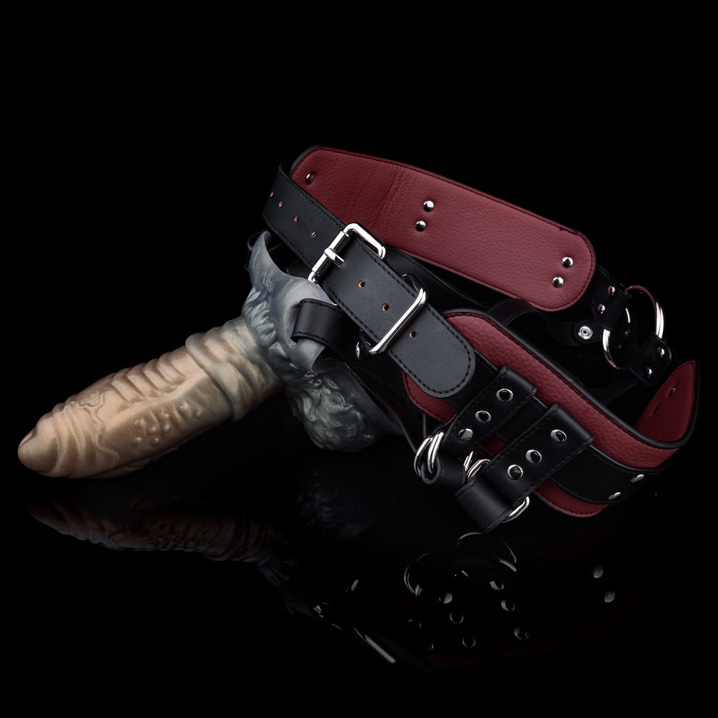 Wearable Monster Strap On Cock Sleeve – Canine Knot Penis Extender & Stamina Training Male Sex Toys