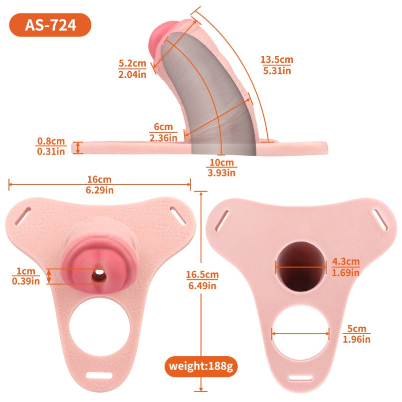 Cage de chasteté portable en silicone pour pénis – Jouet sexuel pour homme