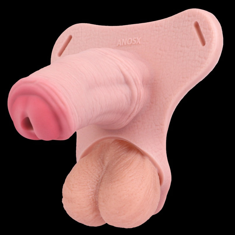 Cage de chasteté portable en silicone pour pénis – Jouet sexuel pour homme