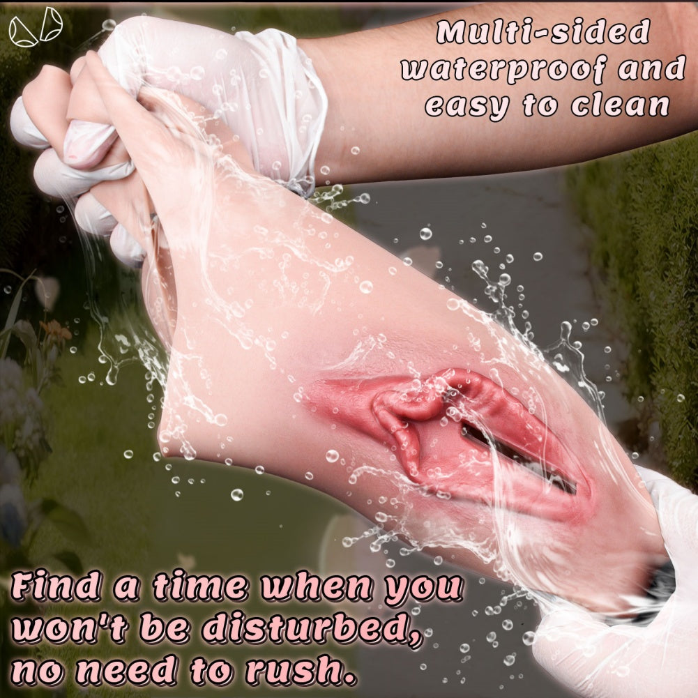 Flesh-Like Silicone Artificial Vagina Pants-Wearable Sex Toys for Crossdressers, Femboys, and Couples