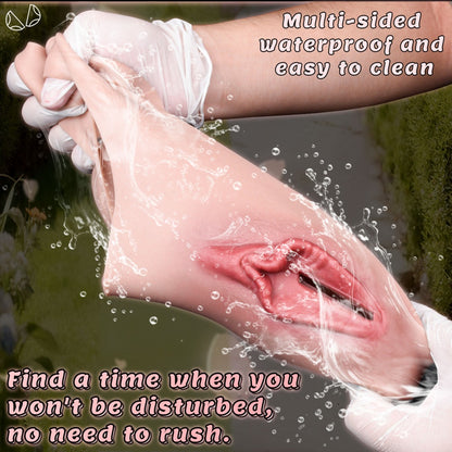 Flesh-Like Silicone Artificial Vagina Pants-Wearable Sex Toys for Crossdressers, Femboys, and Couples