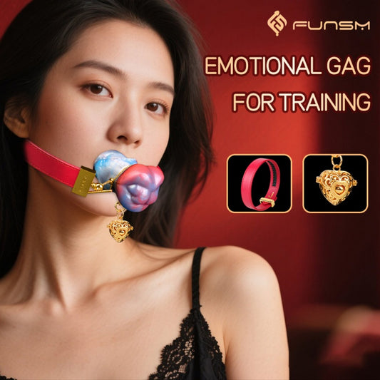 Bâillon-boule en silicone fantaisie champignon extraterrestre – Jouet sexuel de bondage oral extrême pour femmes