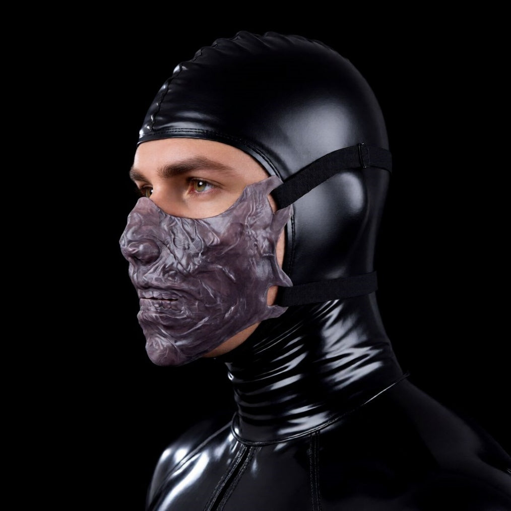 Strap-on Fantasy Silicone BDSM Sex Masks - Bondage Training Sex Toys for Couples