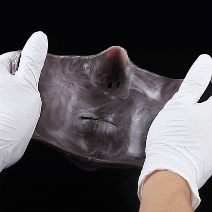 Strap-on Fantasy Silicone BDSM Sex Masks - Bondage Training Sex Toys for Couples