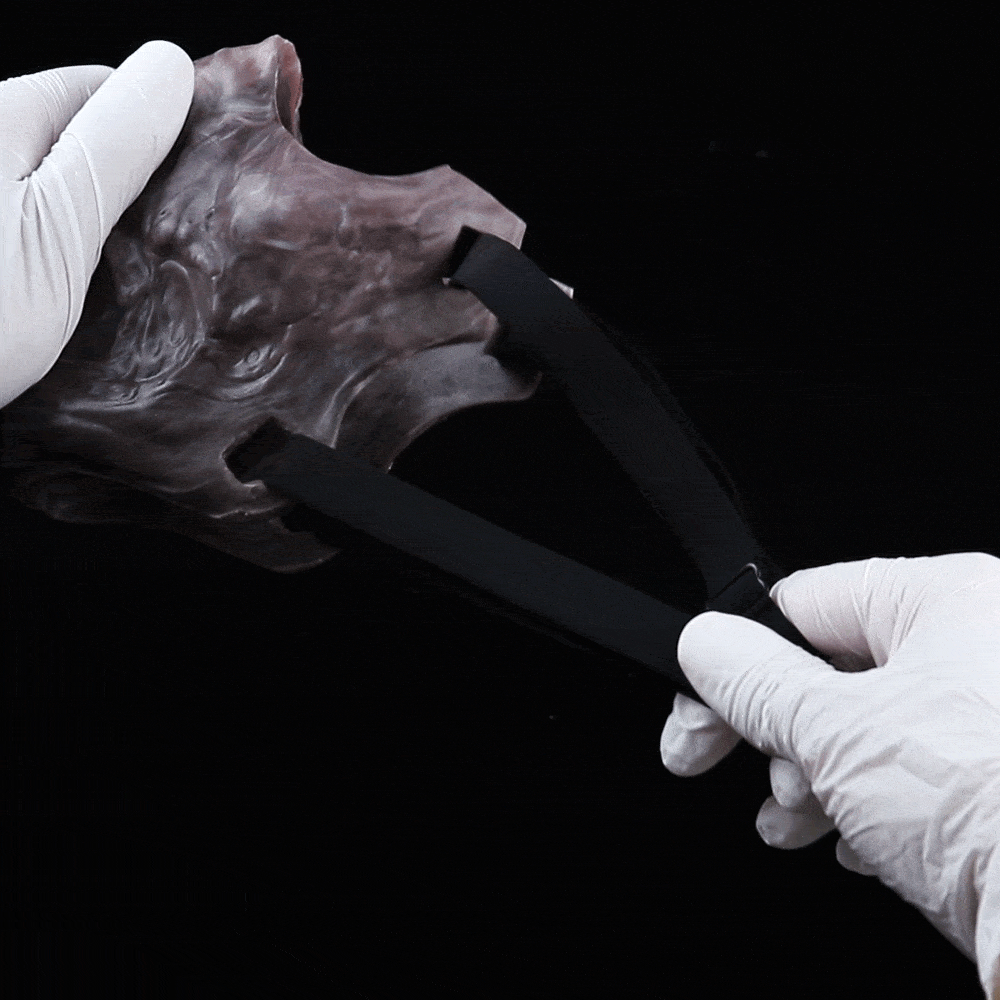 Strap-on Fantasy Silicone BDSM Sex Masks - Bondage Training Sex Toys for Couples