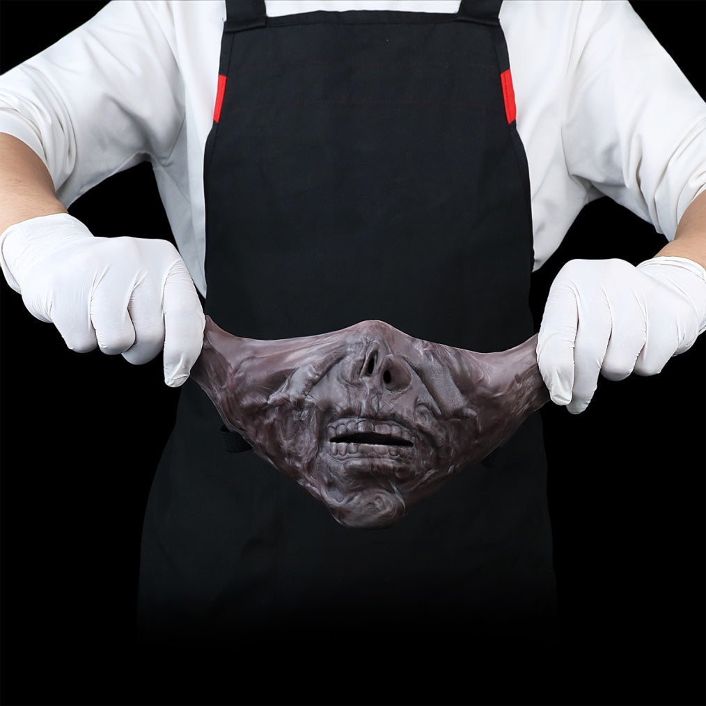 Strap-on Fantasy Silicone BDSM Sex Masks - Bondage Training Sex Toys for Couples