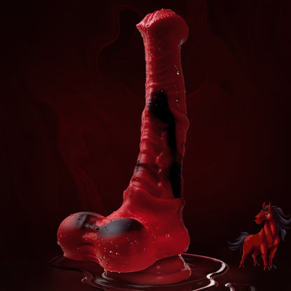 Realistic Silicone Horse Cock Dildo with Suction Cup – Ultimate Fantasy Monster Sex Toy