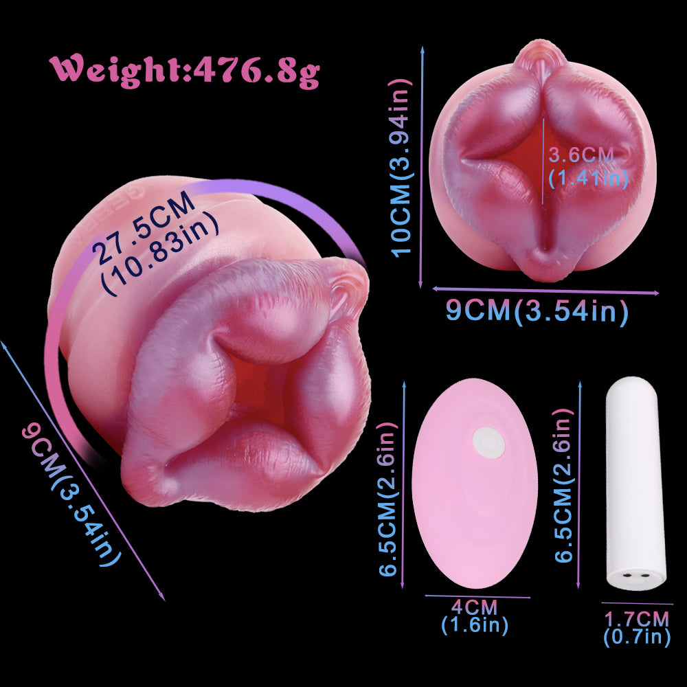 Masturbateur pour homme Bear Pussy - Jouet sexuel de masturbation pour pénis vibrant à télécommande pour homme