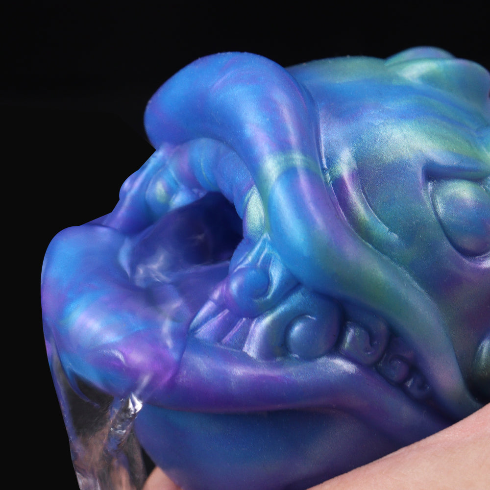 Spritzende Alien-Muschi-Masturbationstasse – Fantasie-Monster-Oralsex, Taschen-Männer-Blowjob