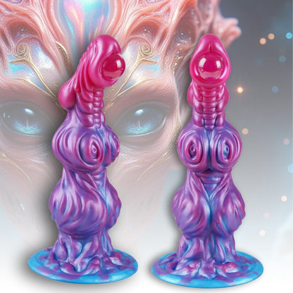 Alien Fantasy Knot Dildo with Beaded Structure-Orgasmic Massage & Locking Expansion for the Experienced Woman