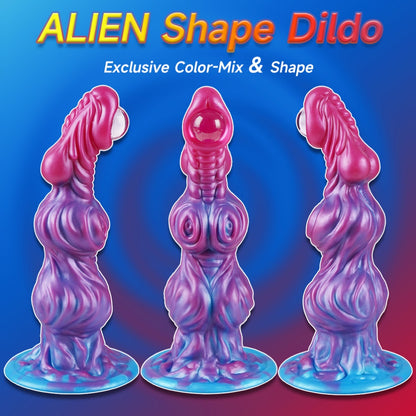 Alien Fantasy Knot Dildo with Beaded Structure-Orgasmic Massage & Locking Expansion for the Experienced Woman