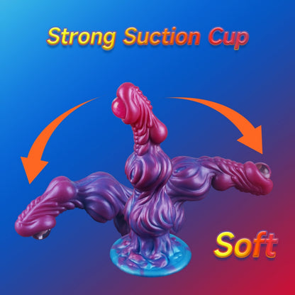 Alien Fantasy Knot Dildo with Beaded Structure-Orgasmic Massage & Locking Expansion for the Experienced Woman