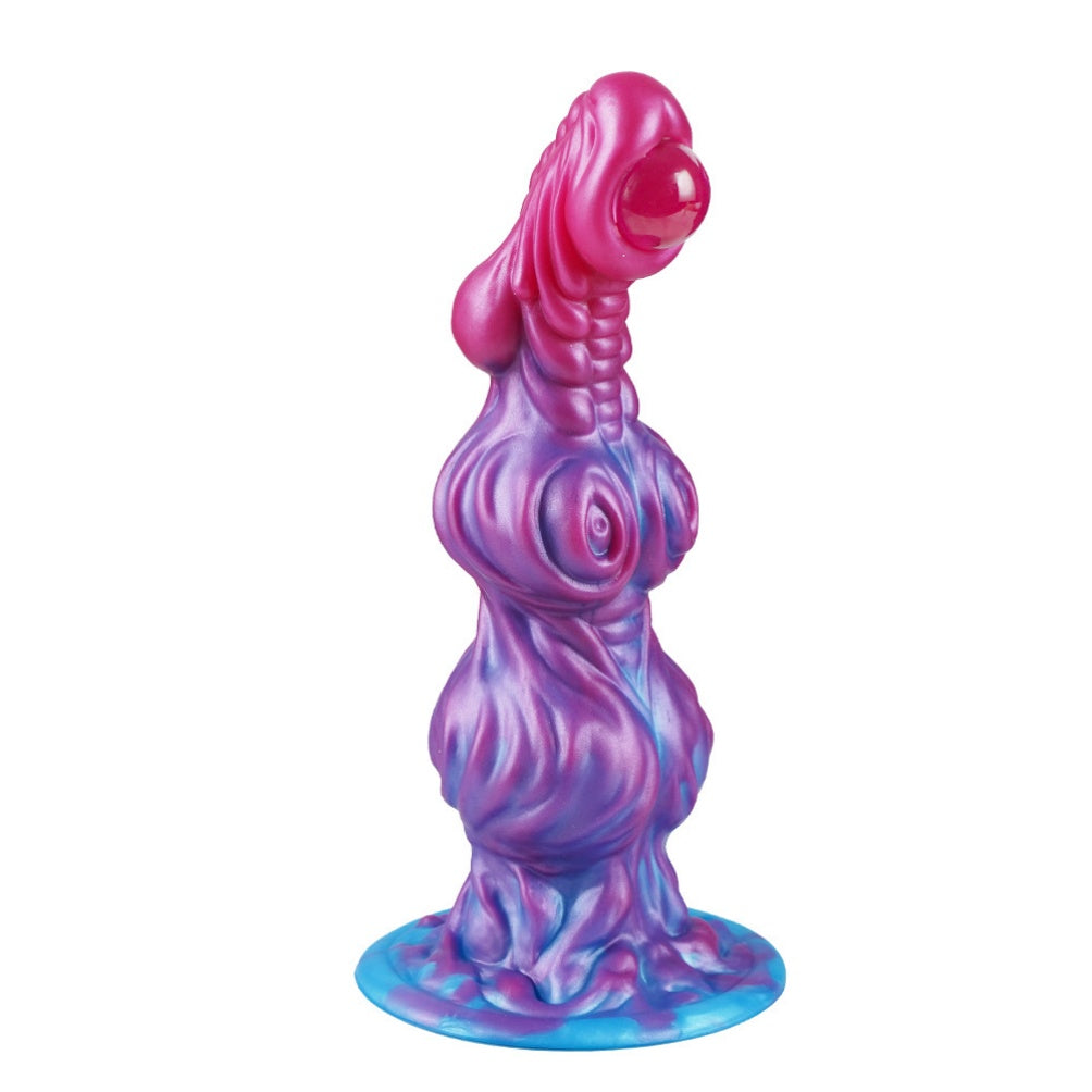 Alien Fantasy Knot Dildo with Beaded Structure-Orgasmic Massage & Locking Expansion for the Experienced Woman