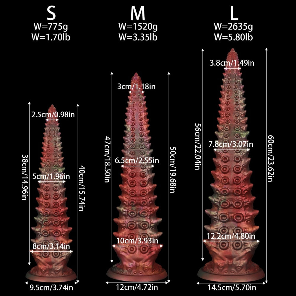 Extreme Long Tentacle Dildo Fetishes - Fantasy Octopus Vaginal Masturbation Sex Toys for Women