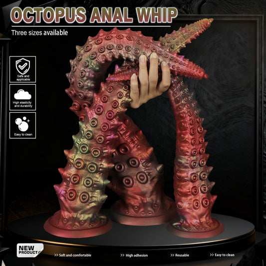 Extreme Long Tentacle Dildo Fetishes - Fantasy Octopus Vaginal Masturbation Sex Toys for Women