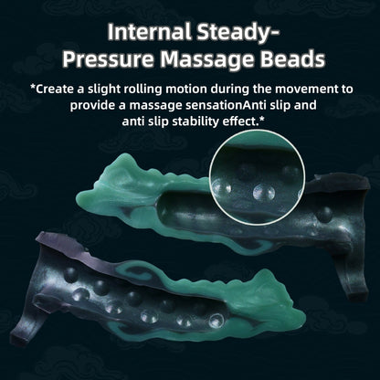 Fantasy Silicone 8.58 Inch Penis Sleeve – Delay & Enhanced Erection Male Wearable Sex Toy