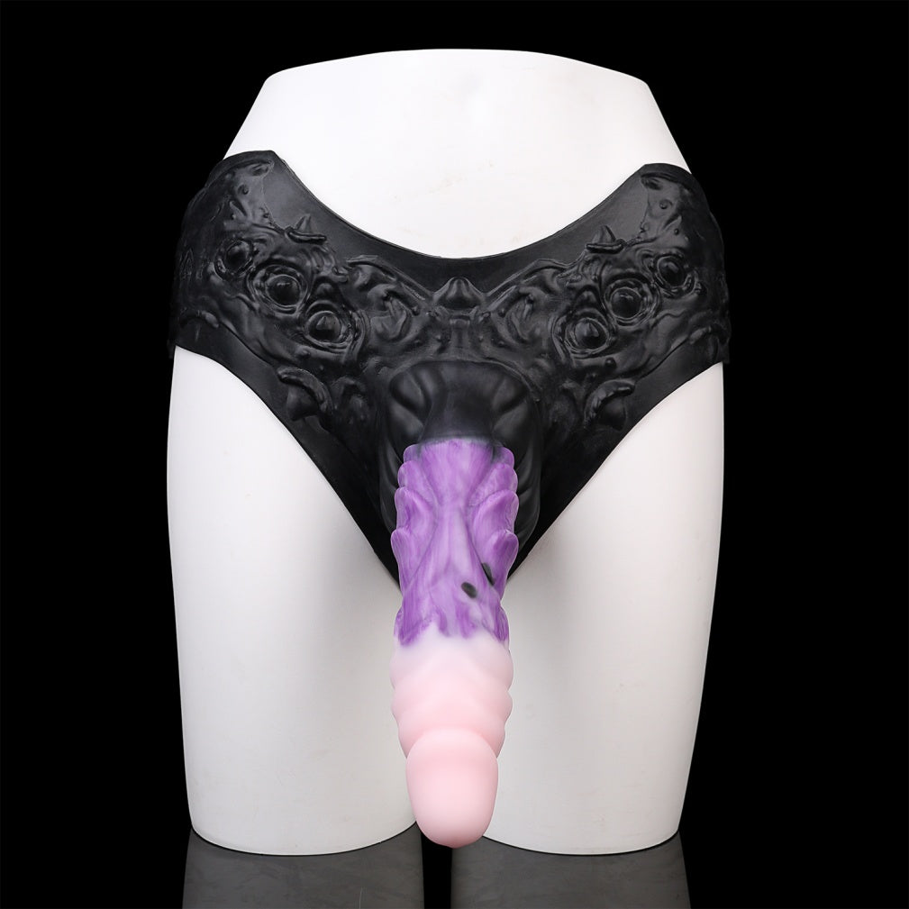 9.37-Inch Fantasy Dragon Sheath Underwear – Silicone Wearable Sex Toys for Men Improving ED