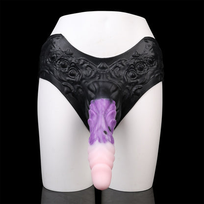 9.37-Inch Fantasy Dragon Sheath Underwear – Silicone Wearable Sex Toys for Men Improving ED