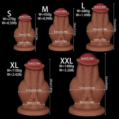 Knotted Muscle Huge Fist Dildo - Big Giant Silicone Fetish Women Masturbation Sex Toys