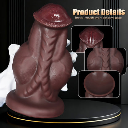 Knotted Muscle Huge Fist Dildo - Big Giant Silicone Fetish Women Masturbation Sex Toys