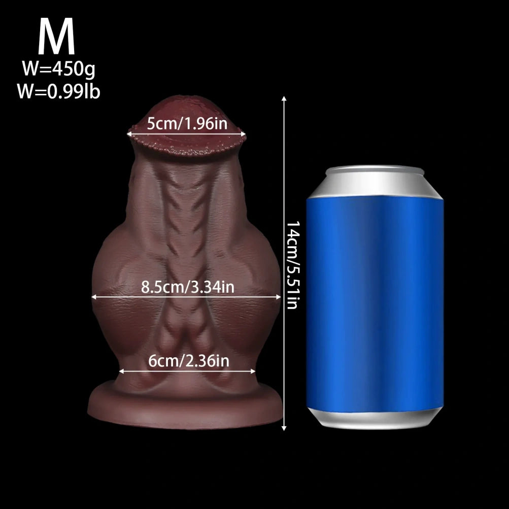 Knotted Muscle Huge Fist Dildo - Big Giant Silicone Fetish Women Masturbation Sex Toys