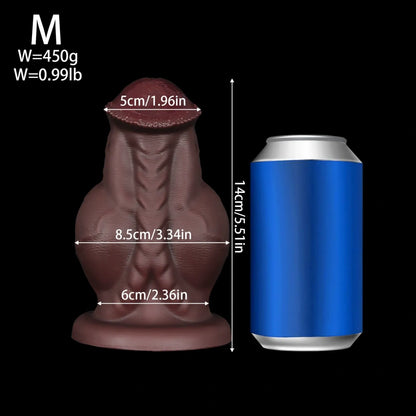 Knotted Muscle Huge Fist Dildo - Big Giant Silicone Fetish Women Masturbation Sex Toys