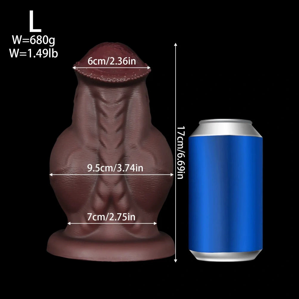 Knotted Muscle Huge Fist Dildo - Big Giant Silicone Fetish Women Masturbation Sex Toys